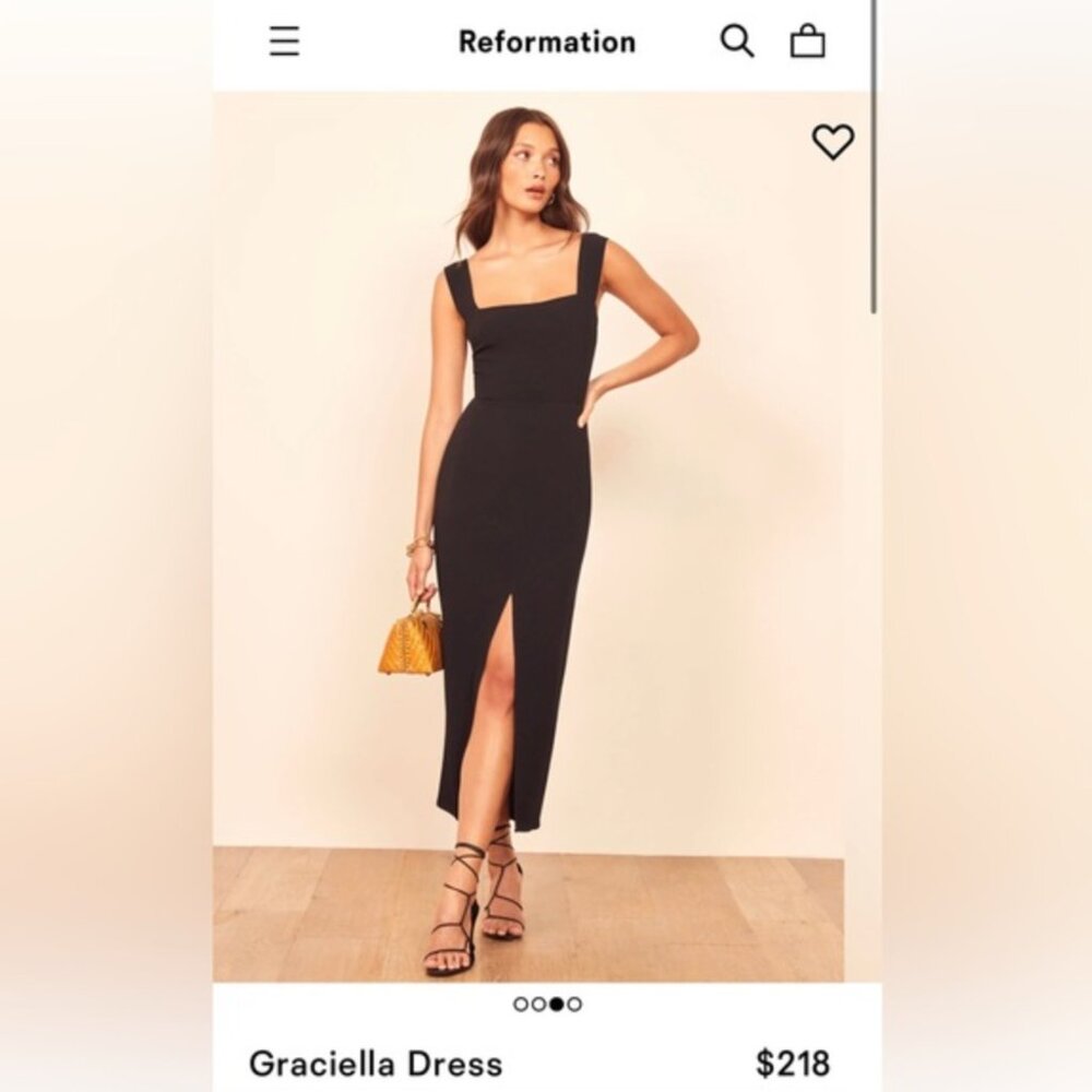 Reformation Graciella Navy Sleeveless Maxi Dress - Picture 2 of 6